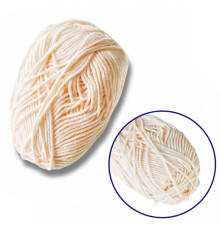 Пряжа фасована петляста NB108, 80% бавовни, 20% молочна клітковина, колір шкіри