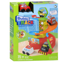 Дитячий ігровий гараж-автотрек 099-1(Red) машинка 7,5 см, 10 деталей