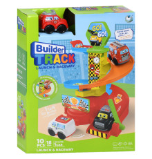 Дитячий ігровий гараж-автотрек 099-1(Red) машинка 7,5 см, 10 деталей