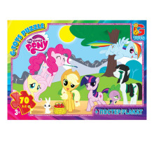 Дитячий пазл "My little Pony" MLP002 постер 70 елементів