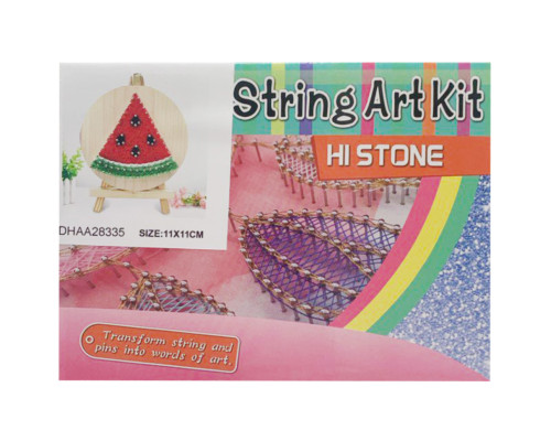 Детский набор для творчества стринг-арт "Арбуз" YG0115(28335) деревянная основа