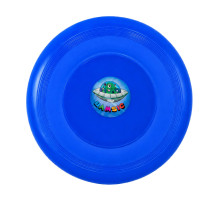 Дитяча іграшка "Літаюча тарілка" 034/1BMS(Blue) діаметр 21 см