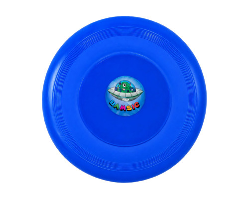 Детская игрушка “Летающая тарелка” 034/1BMS(Blue) диаметр 21 см