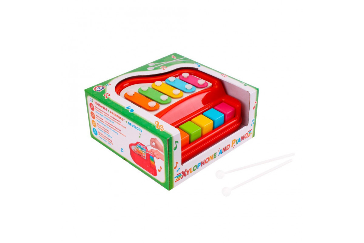 Игрушка "Ксилофон-фортепиано ТехноК", арт.8201TXK