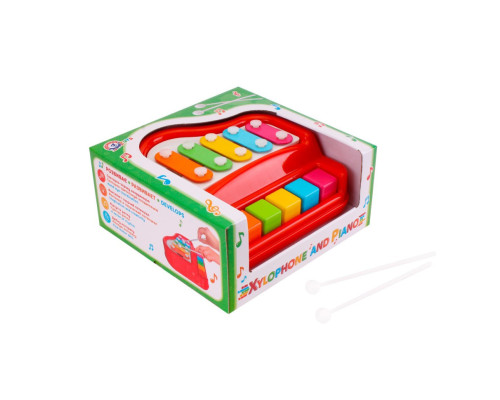 Игрушка "Ксилофон-фортепиано ТехноК", арт.8201TXK