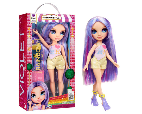 Кукла детская "Виолетта" Rainbow High 547563 серии "My Fashion Style" с аксессуарами