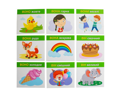 Учебные карточки "Изучаем местоимения ОН, ОНА, ОНО, ОНИ" 10109168, 15 карточек