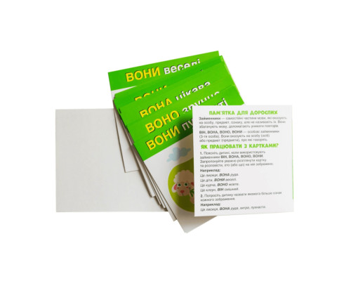 Учебные карточки "Изучаем местоимения ОН, ОНА, ОНО, ОНИ" 10109168, 15 карточек