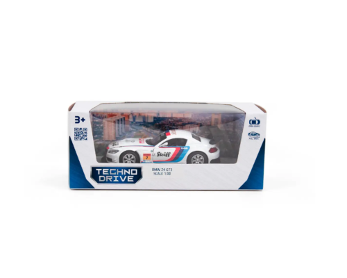 Детская автомодель BMW Z4 GT3 TechnoDrive 250255 белый