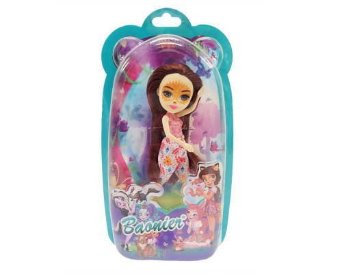 Дитяча іграшкова Лялька "Baobier" JJ8572-23(Brown) 15 см, шарнірна