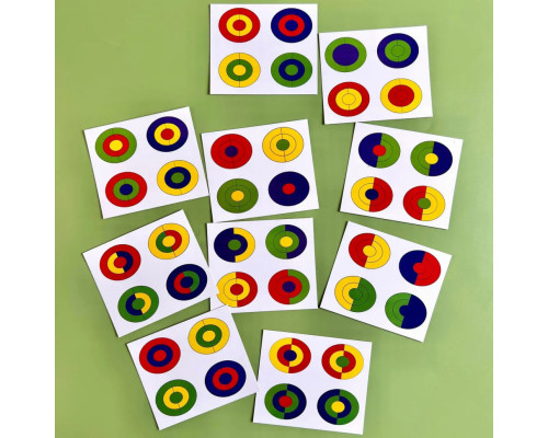 Деревянный пазл-сортер "Черепашки - цвета" Ubumblebees (ПСД138) PSD138 с заданиями