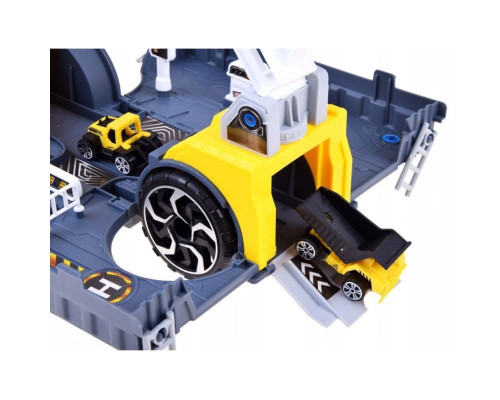 Іграшковий трейлер з контейнером P905-A і краном