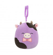 Мягкая игрушка на клипсе Коровка Олекси Squishmallows SQCP00463, 9 см