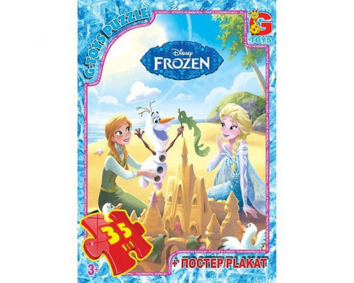 Дитячий пазл "Frouzen Крижане Серце" FR010 постер 35 елементів