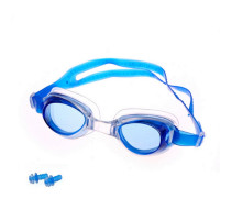 Очки для плавания детские/подростковые Swim Goggles NE-PL-600-B, синие