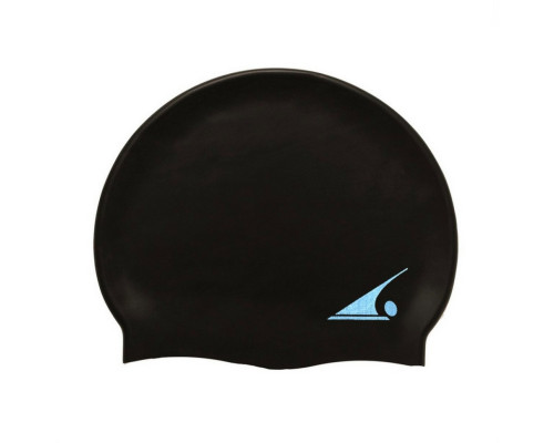 Шапочка для плавания универсальная Multicolour NE-LG-34BK, черная