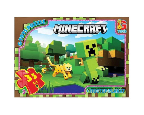 Дитячий пазл "Minecraft" MC795 плакат 35 елементів