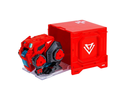 Динозавр-трансформер Раптор-Бот Dinoster EU580840-1 бокс для зберігання, червоний