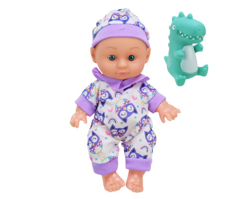 Детская Кукла-Пупс "Cute baby" HX623-5/7 с игрушкой Фиолетовый