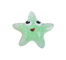 Дитяча іграшка-антистрес "Морська зірка" MS 3666(Green) з орбізом, 10 см