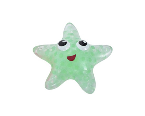 Дитяча іграшка-антистрес "Морська зірка" MS 3666(Green) з орбізом, 10 см