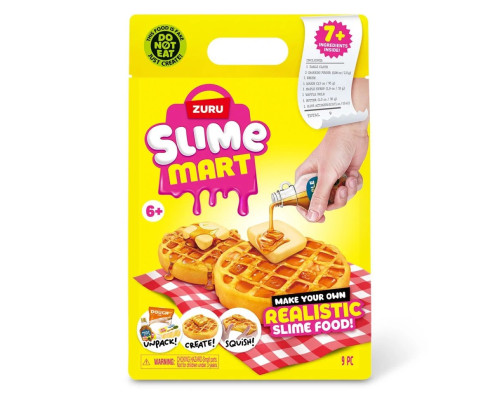 Ігровий набір зі слаймами "Бельгійські вафлі" Slime Mart 15901D, серії "Shopping Bag"