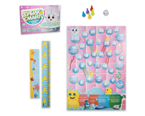 Настільна гра "Зубик Смайл" 30398 українською мовою