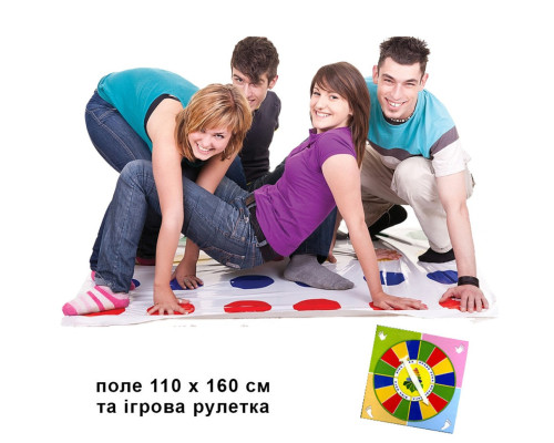 Гра "Твістер" 85297 з рулеткою