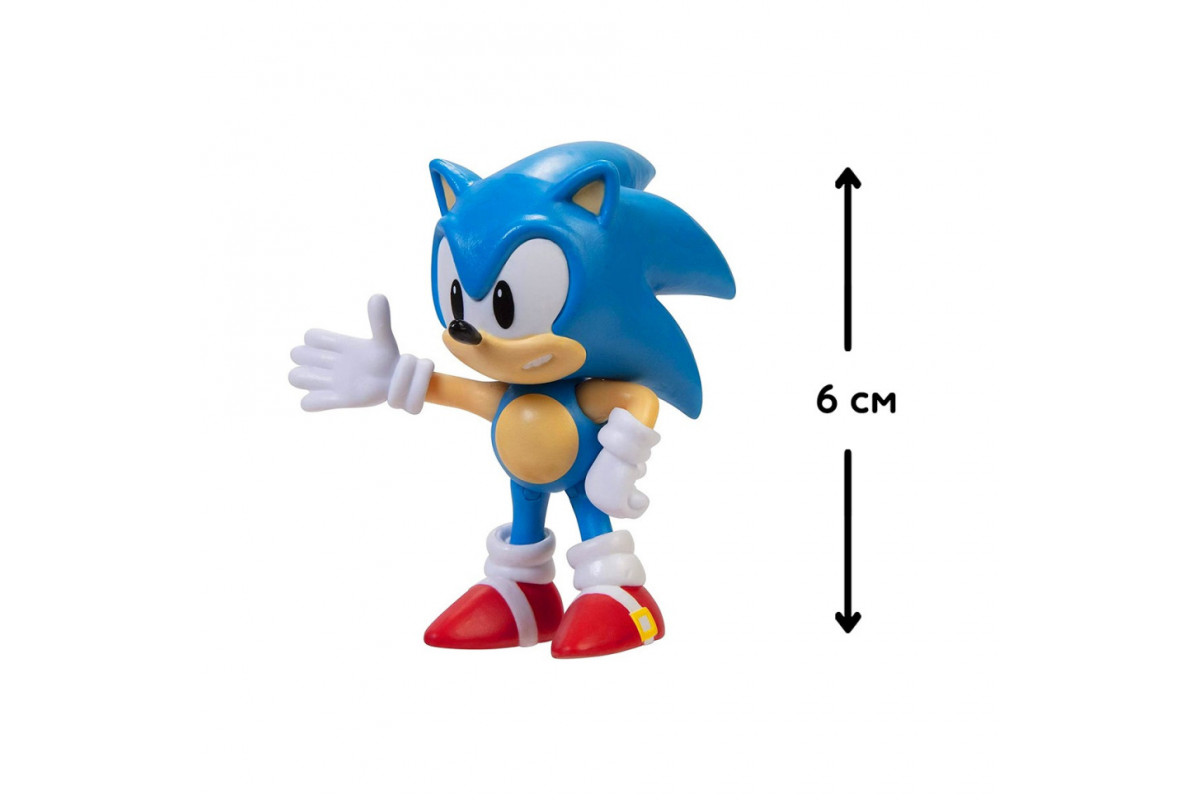 Ігрова фігурка з артикуляцією Класичний Соник SONIC THE HEDGEHOG 40687i-RF1, 6 см Ігрова фігурка з артикуляцією Класичний Соник SONIC THE HEDGEHOG 40687i-RF1, 6 см