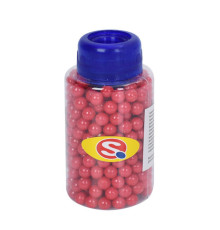 Кульки для дитячої зброї SQU-047(Red) пластик, 6 мм, 320 шт