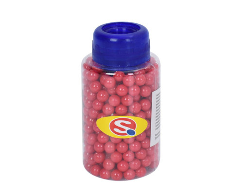 Кульки для дитячої зброї SQU-047(Red) пластик, 6 мм, 320 шт
