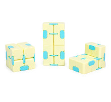 Антистрес кубик-трансформер Infinity Cube IGR133(Yellow) пастельні кольори