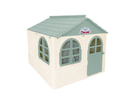 Детский игровой Домик со шторками 02550/2 пластиковый