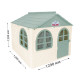 Детский игровой Домик со шторками 02550/2 пластиковый