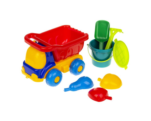 Дитяча іграшкова машина "Бджілка" C0039 з набором для пісочниці  Червоний