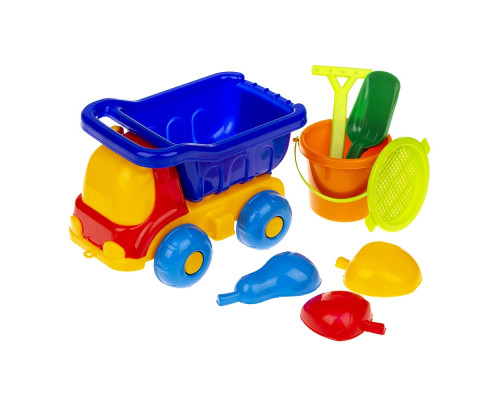 Дитяча іграшкова машина "Бджілка" C0039 з набором для пісочниці  Синій