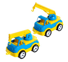Дитяча іграшка кран "Mini Matik" 002/5BMS(Blue) рухлива стріла крана, 13,5 см