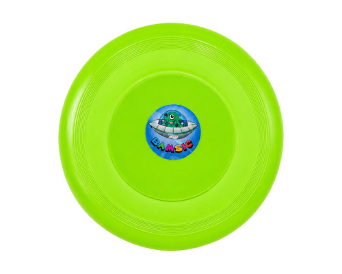 Детская игрушка “Летающая тарелка” 034/1BMS(Green) диаметр 21 см