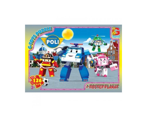 Пазли дитячі "Робокар Полі" RR067440, 117 елементів