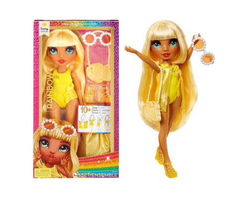 Лялька дитяча Санні Rainbow High 507284 серії "Swim & Style" з аксесуарами