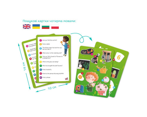 Дитячий пазл Шукай та знаходь "Квітуча весна" 300664, 80 елементів