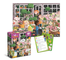 Дитячий пазл Шукай та знаходь "Квітуча весна" 300664, 80 елементів