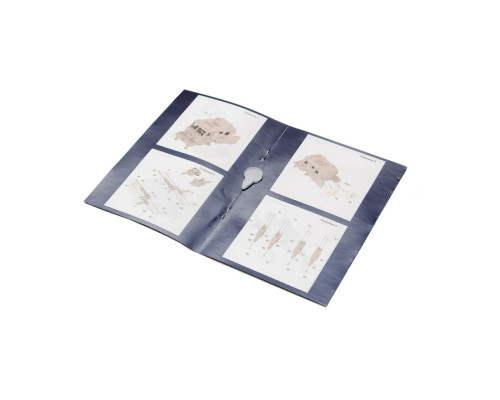 Дерев'яний 3D конструктор "Пожежна машина" Puz-00921, 318 деталей