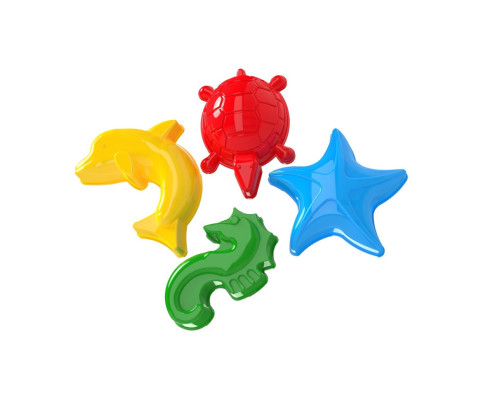 Іграшка "Морські тварини" ТехноК 2421TXK формочки для піску