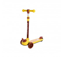 Дитячий самокат Bambi SC21011 PU колеса зі світлом Жовтий