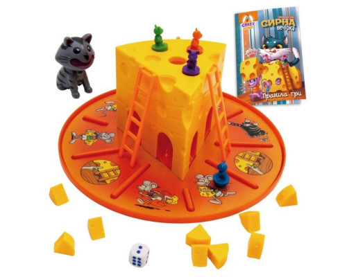 Настольная игра "Сырная вечеринка" VT8055-38 гигантский сыр на круглой основе