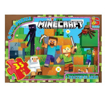 Детский пазл "Minecraft" MC796 плакат 35 элементов