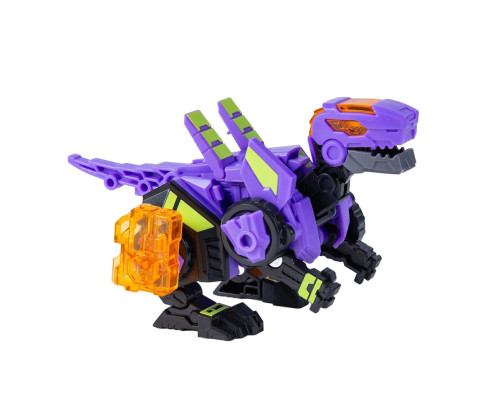 Динозавр-трансформер Раптор-Бот Dinoster EU580840-2 бокс для зберігання, фіолетовий