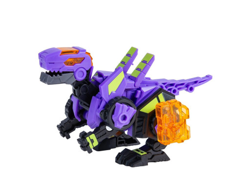 Динозавр-трансформер Раптор-Бот Dinoster EU580840-2 бокс для зберігання, фіолетовий