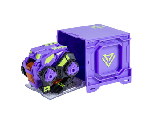Динозавр-трансформер Раптор-Бот Dinoster EU580840-2 бокс для зберігання, фіолетовий
